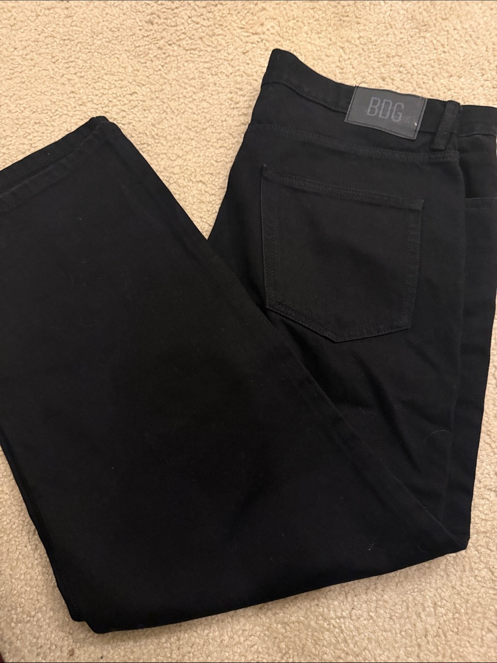 BDG Men's Black Slim Straight Jeans
